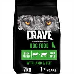 CRAVE Adult Dry Dog Food - Lamb & Beef - 7kg